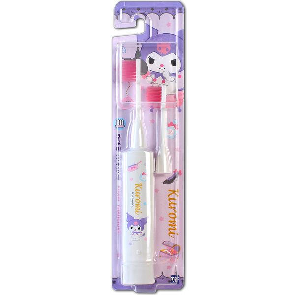 Kuromi electric toothbrush + refill 2p + battery set mirror, DBK-5