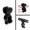 Flashlight Torch Clip Mount Bicycle Front Light Bracket Holder 360° Rotation US