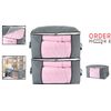 Comforter Storage Bag Large Capacity Breathable Zippered Closet Organizer