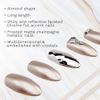 Ardell Nail Addict Artificial Nail Set, Champagne Ice