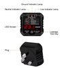 Socket Tester,Electrical Receptacle Detector with LCD Display For Power Socket Wiring Detection UK Plug 240v 50/60Hz