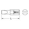 KS Tools 911.3306 1/4" CLASSIC Bit Schlitz, 25mm, 3,5mm, 5er Pack