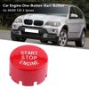 VOBOR Engine Start Stop Button Cover, Red Start Stop Engine Switch Button Replacement, Car Engine Start Stop Push Button Switch Cover Compatible with F30 G/F Disk Bottom with Start&Stop