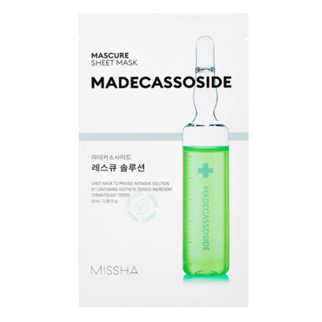 [Product eligible for review after arrival]  MISSHA MISSHA Masure Sheet Mask (MA) Madeka Sosai 27g 1 piece Skin Care Sheet Mask Present Korean Cosmetics Korean Cosmetics Girlfriend Birthday Popular