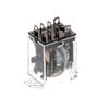 Baxter 01-1000V6-00271 Dpdt Relay, 1/2 hp, 120VAC