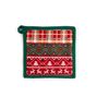 Excelsa Fall Winter Pot Holder, 20 x 20 cm, Lining 100% Cotton, Polyester Filling