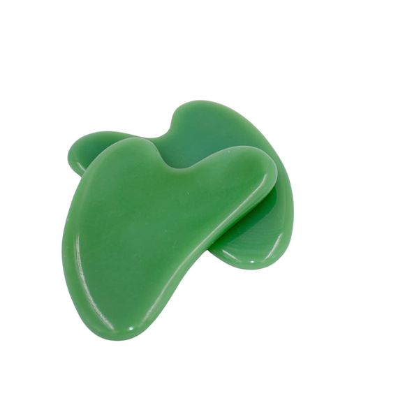 Grupo Gadmi GUA SHA 2 Facial Massager Stones Quartz Jade GUA SHA Facial Tools for Massage Facial Tools Jade Gua Sha Stone Facial Massager for Women