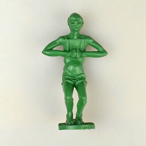 Vintage Green Old Man Diver Ideal Toy Mouse Trap Game Replacement Part Piece