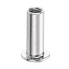 sourcing map M6x22mm Hex Socket Head Insert Nut Screw Post Sleeve Nut for Furniture 10pcs