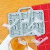 Fairly Odd Novelties Ice Cube Tray, Two Pack, Gray Handgun
