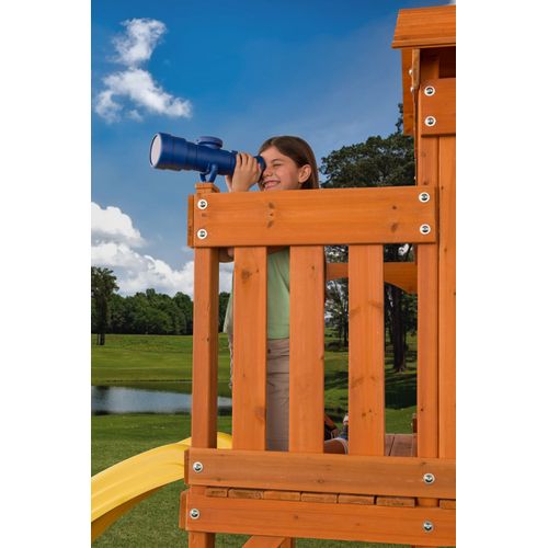 Plastic Playset Telescope | Blue | Compatible with Most Wooden Swing Sets | Imaginative Play | Hardware Included | Easy to Install | DIY Backyard Playground | Oversized Swingset Accessories…