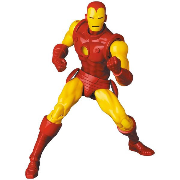 MAFEX No. 165 IRON MAN COMIC Ver. Total Height: Approx. 6.3 inches (160 mm), Painted Action Figure