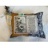 Handmade Quilted Prayer Pillow with Prayer Notebook in Front Pocket