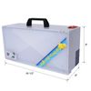 Portable Hobby Airbrush Paint Spray Booth Kit Exhaust Filter LED Light Set Model