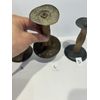 Hog Scraper with Wood Handle, Double Scraper OR Iron Candlestick CHOICE Antique