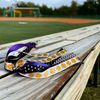 Handmade Softball Hair Pony Bow