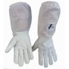 Beekeeper gloves 3 layer ultra white ventilated bee keeping gloves beekeeping (XL)