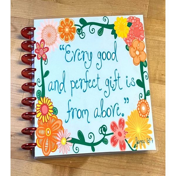 Gift from Above Flower Cover Set for use with Classic Happy Planner-