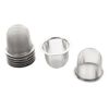 sourcingmap Stainless Steel Restaurant Round Mesh Filter Tea Strainer 8pcs Silver Tone