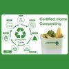 OrangeBio 100% Compostable Trash Bags, 3 Gallon, 100 Count, Extra Thick 0.71 Mil