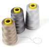 100% Polyester Overlocking Sewing Machine Thread for Serger 5 Colours 3000 Yard Cones