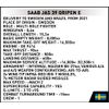 COBI Armed Forces SAAB JAS 39 Gripen E Plane