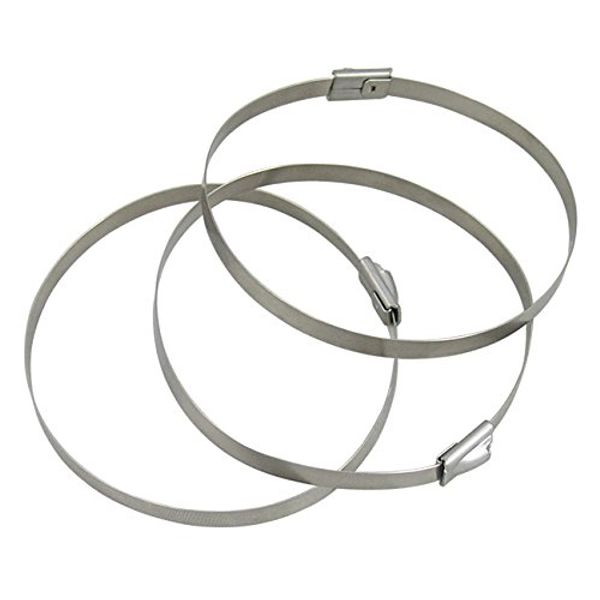 PTP Turbo Blankets Stainless Steel Locking Ties - 15" Long (32 Pack)