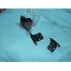 Face Mount Self Closing 3/8 inch Inset Black Cabinet Hinge Multi-Fold Over 10 Pk
