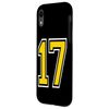 iPhone XR Number 17 in Yellow White Black Pocket Version Case