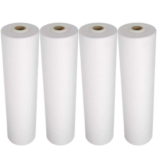 Karlash Disposable Non Woven Bed Sheet Roll Massage table paper roll 30gms Thick (Pack of 4)