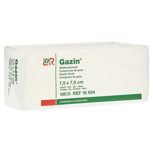 Gazin Non-Sterile Compresses, 7.5x7.5 cm 12-Fold