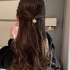 4EVER 6 PCS Mini Hair Claw Clips Great for Design Kids and Adult Hairstyles Decor Buns, Strong Grip Multifunction Clamp Clips,No-Slip Jaw Clips,Shiny Popular High Ponytail Hair Clip,Alloy Material