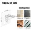 sourcing map 10 Pcs Plastic Shelf Support Peg, Clear Self Adhesive Bracket(Large Size)