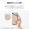 HanaRo iPhone16e Beige iPhone16e Case Shoulder Belt Smartphone Case Card Holder