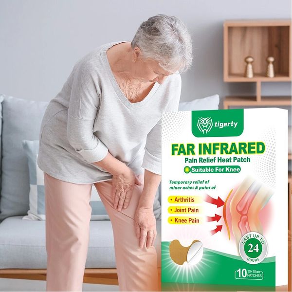 ARTHRITIS PAIN RELIEF PATCH Herbal Joint Warming Plaster Knee Back Support 10Pcs