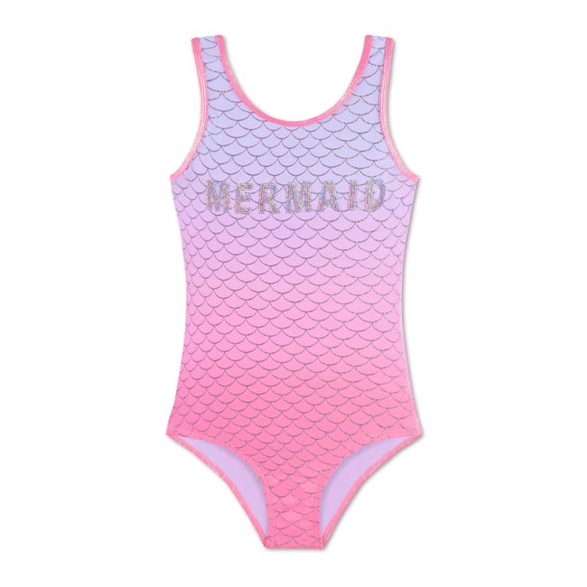 Badeanzug Mädchen Sommer Schwimmen Einteiler Bikini Sport Bademode Mädchen Hawaiian Schwimmanzug UV Schutz Blickdicht Chlorresistent Anti Pilling mit, Rosa 7T,7 Jahre