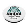 Rainbow Support Squad Cervical Cancer Awareness PopSockets Swappable PopGrip