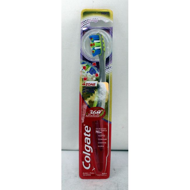 Colgate Total 360 4 Zone Toothbrush, Soft (See Description)