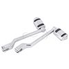 Pair Heel Toe Shift Levers with Shifter Pegs For Harley Touring Electra Glide