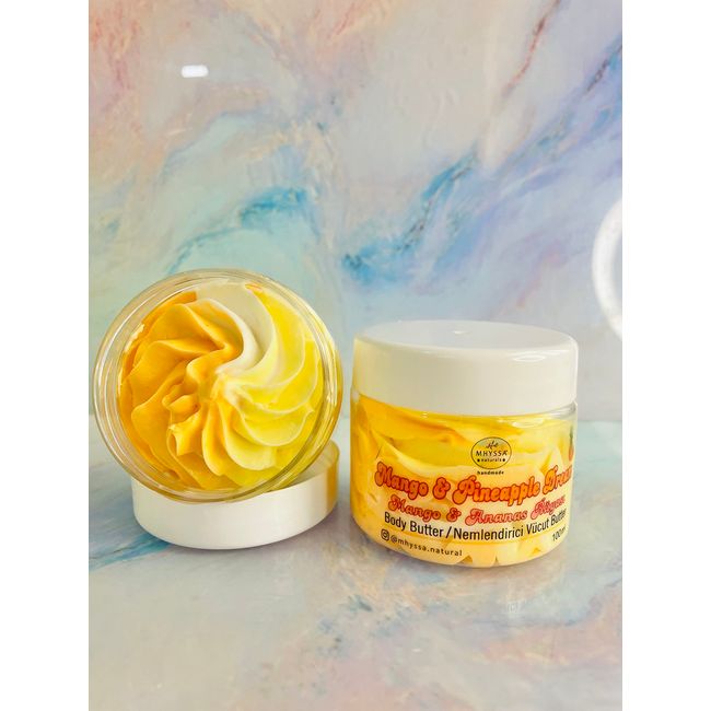 Mango& Ananas Aromalı Nemlendirici Vücut Butter/Mango & Pineapple Body Butter (100ml)