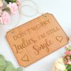 Custom Engraved Wood Signs [8"] - Made To Order - Your Name or Text Solid Birch
