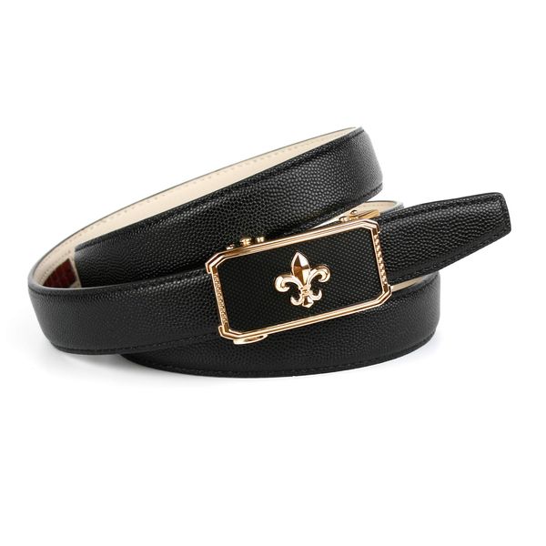 Anthoni Crown Women's Belt, Black (Black 010)