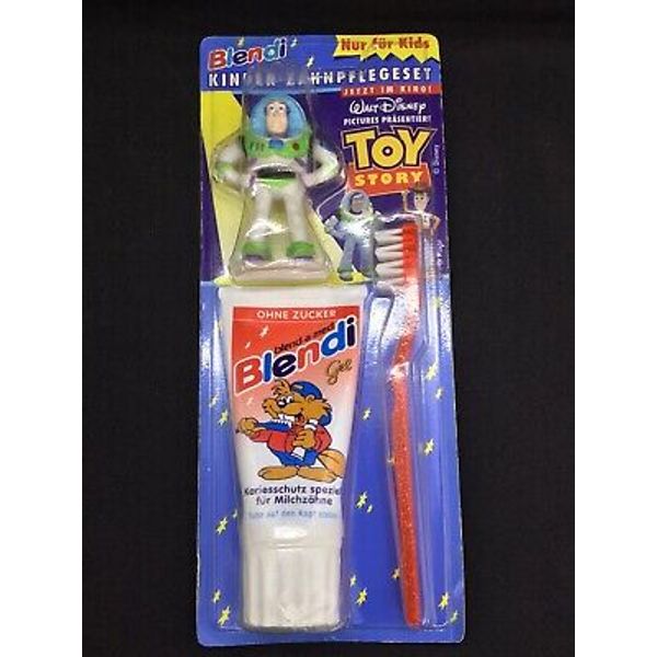 Blendi Kinder-Zahnpflegeset Toy Story Buzz Figure Toothbrush Toothpaste