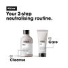 L'Oréal Professionnel Serie Expert Silver Shampoo, Neutralises Unwanted Brassy Tones, For Grey, White or Light Blonde Hair