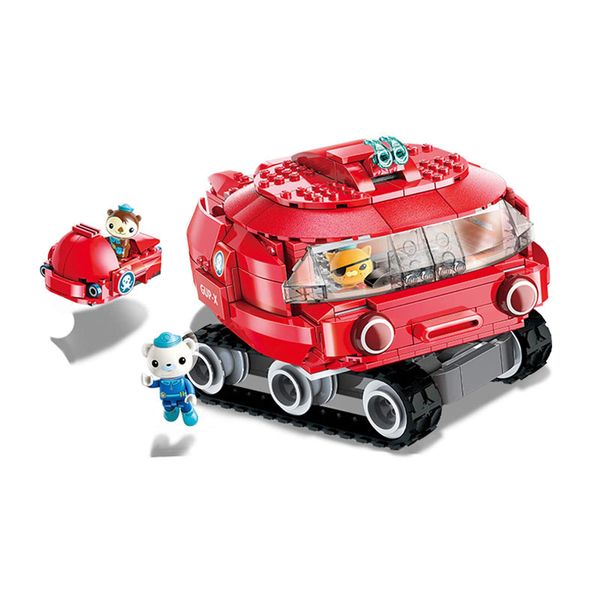 Enlighten for Age 6+ Building Block Ocean Adventure Octonauts GUP-C Blue Whale Vehicle & Barnacles Kwazii Tweak 630pcs Building Brick Set-No Package Box