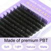 NAGARAKU Eyelash Extensions Synthetic Mink Tray with 16 Rows Light and Long Lasting False Eyelash Pinecrow (0.07 D 7-15mm Mix)