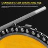 4 Pcs Chainsaw Chain Sharpening File Round Chain Saw Sharpener File Chain Saw File Sharpener Suitable for Chainsaw Chain