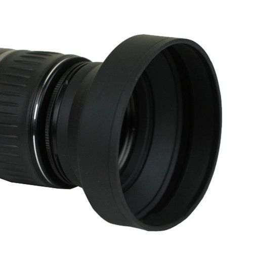 49mm Soft Lens Hood for Canon EOS R10, EOS R50, EOS R100 with 18-45mm, EOS M6 II, EOS M50, EOS M50 II, EOS M100, EOS M200 Cameras with 15-45mm Lens, Fuji X100V, GFX100RF, Alpha A3000 with 18-55mm