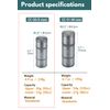 CAMPINGMOON Camping Coffee Beans Power Container Lightweight 2-Layer S Sizes CC-50-H