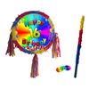 16 Birthday Piñata with stick and blindfold